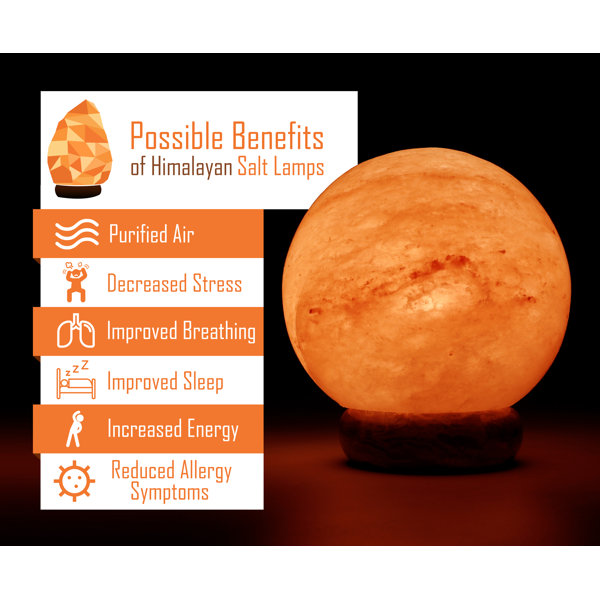 Deluxe Comfort 11 Lb. Salt Lamp & Reviews Wayfair
